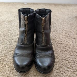 Ariat Black Textile Ankle Boots
